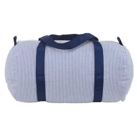 MINT Navy Seersucker Duffel