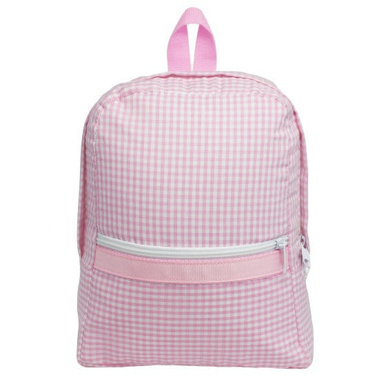 MINT Pink Gingham Backpack