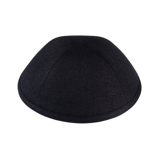 IKIPPAH YARMULKE EN LIN NOIR