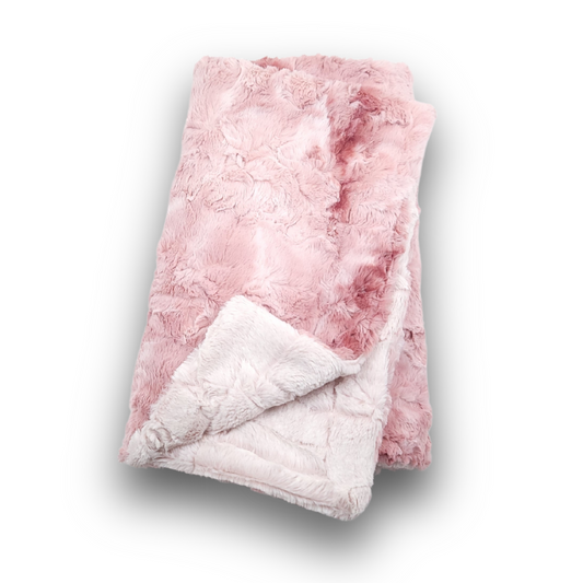 Lullabee Galaxy Rosewater Heather Minky Blanket