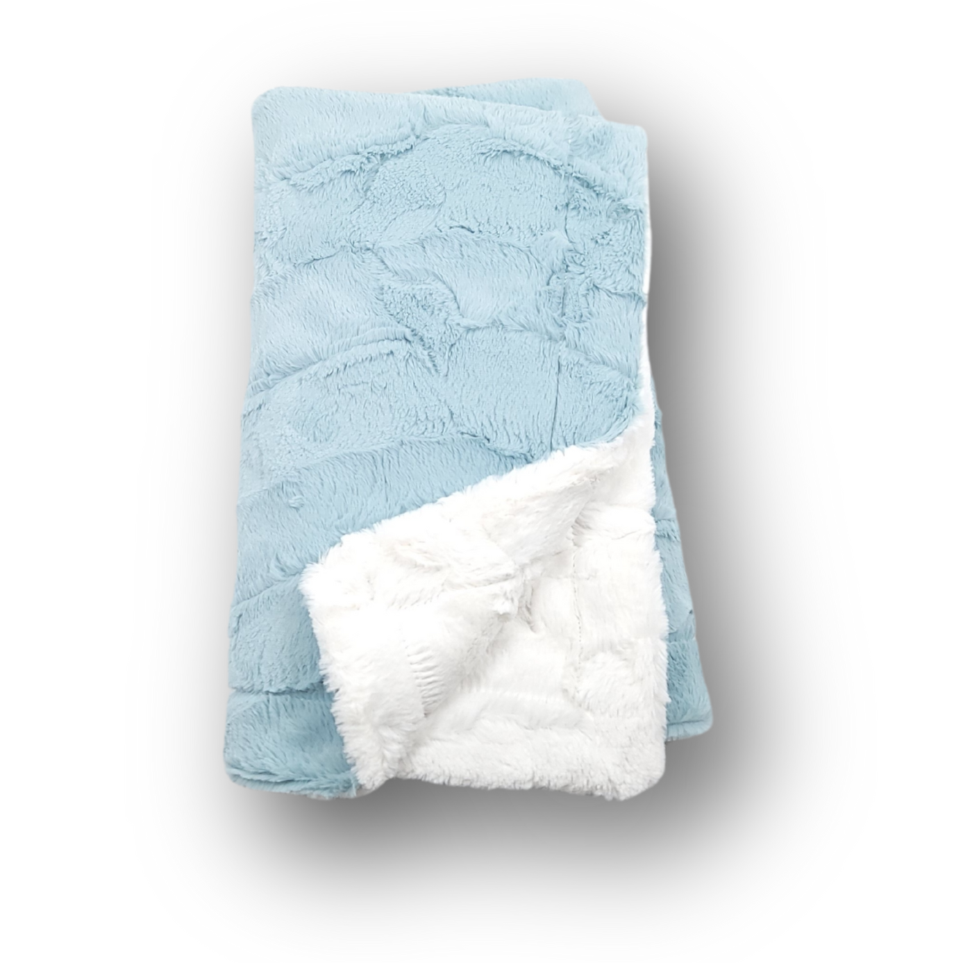 Lullabee Mint Cream Minky Blanket