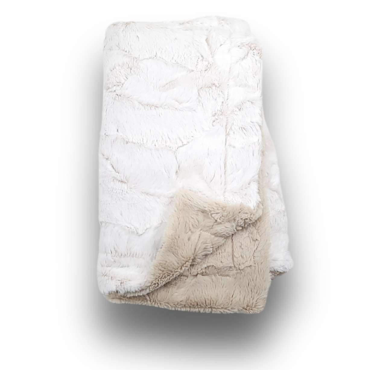 Lullabee Camel Frosted Minky Blanket