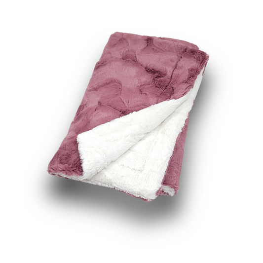 Lullabee Wildberry Cream Minky Blanket