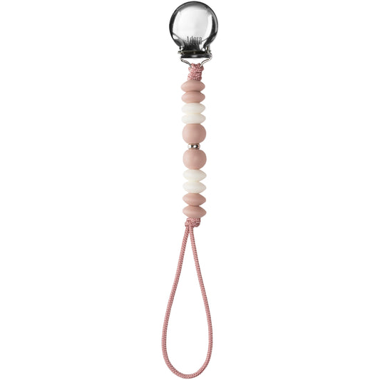 Adora Mauve-Ombre Pacifier Clip